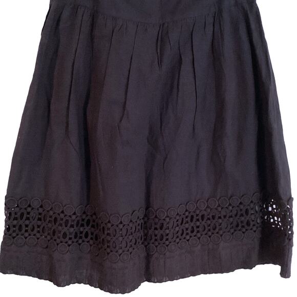 FatFace UK Embellished Indigo/Navy Lined Midi A-Line Skirt US 10 (UK 14) - Picture 7 of 10